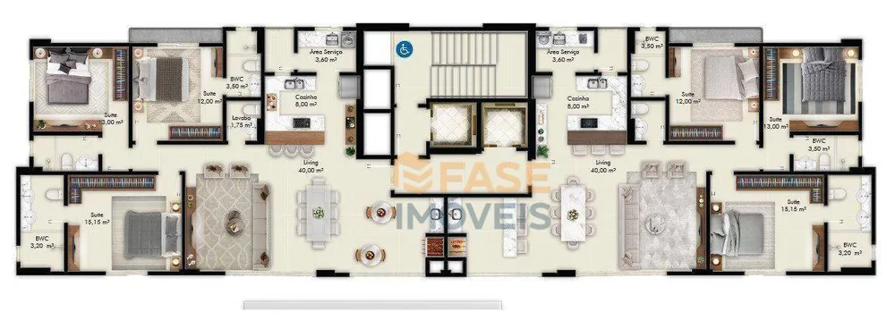 Apartamento, 3 quartos, 123 m² - Foto 12
