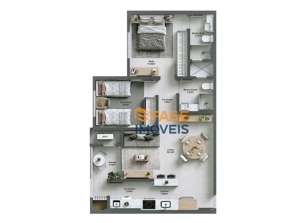 Apartamento, 2 quartos, 66 m² - Foto 16