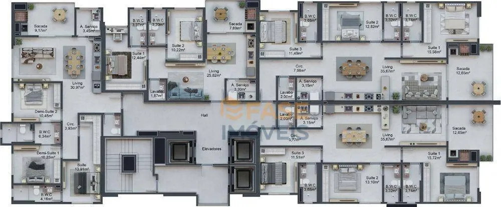 Apartamento, 3 quartos, 134 m² - Foto 15