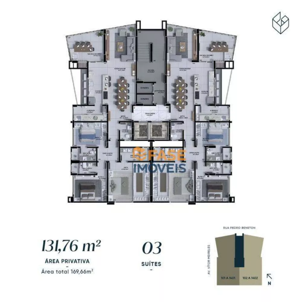 Apartamento, 3 quartos, 131 m² - Foto 8