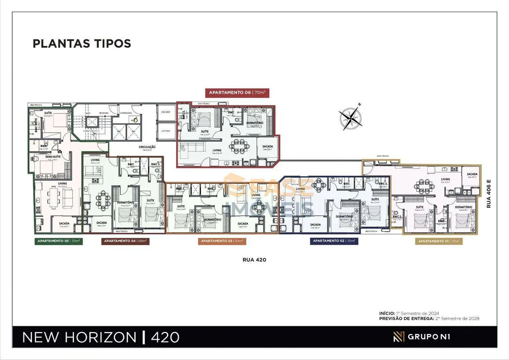 Apartamento, 2 quartos, 64 m² - Foto 2