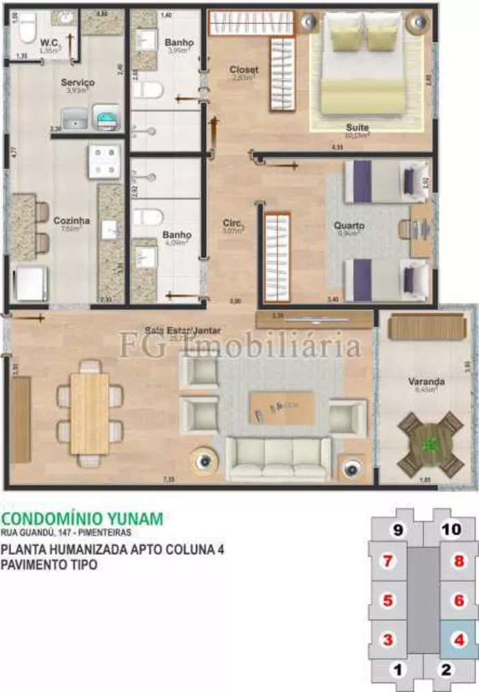 Apartamento, 2 quartos, 89 m² - Foto 7