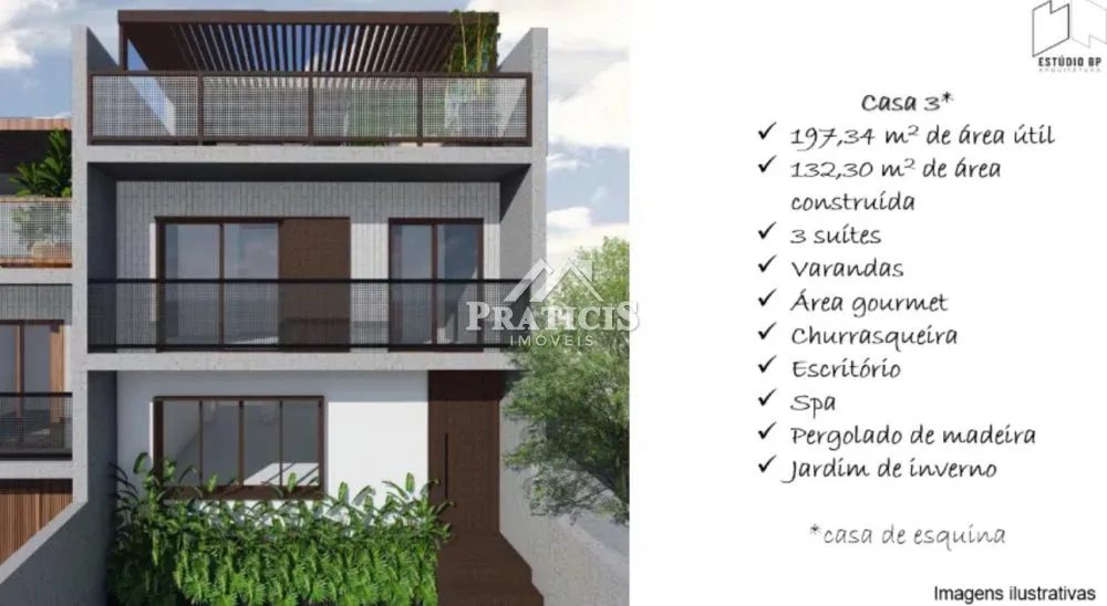 Sobrado, 3 quartos, 200 m² - Foto 2