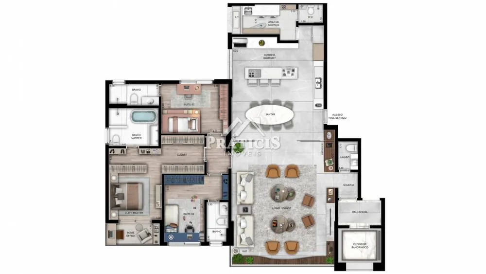 Apartamento, 3 quartos, 181 m² - Foto 5