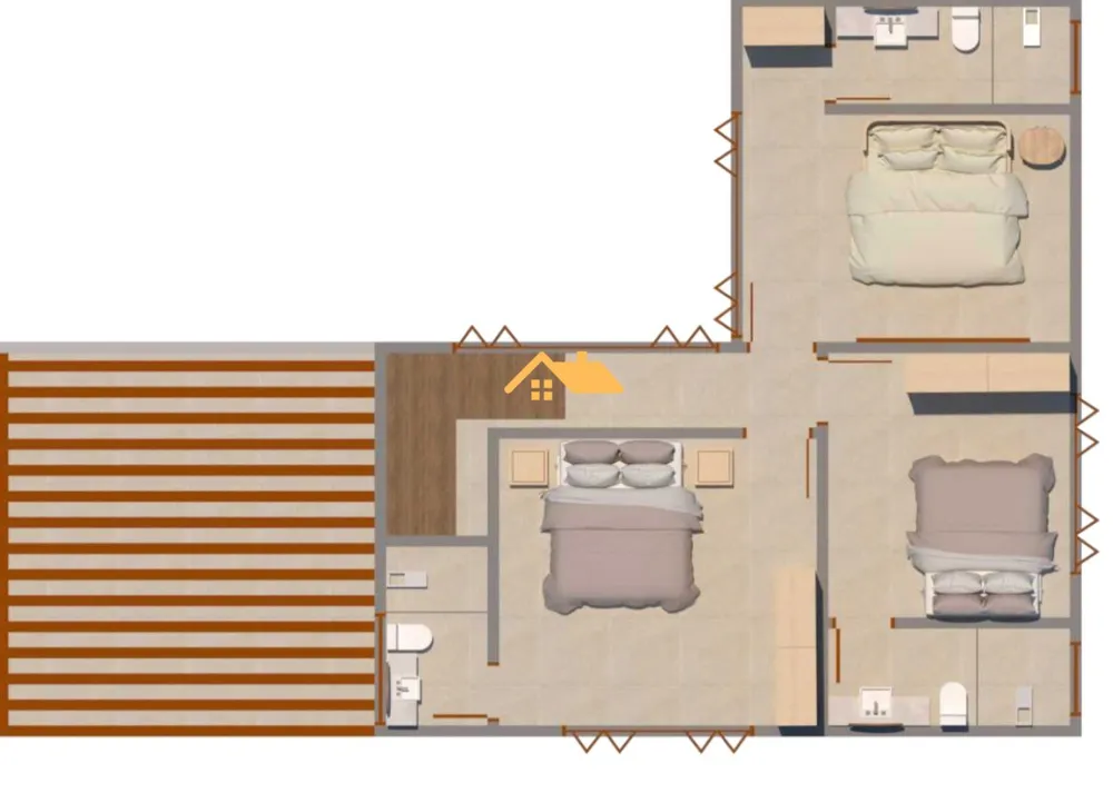 Casa de Condomínio, 3 quartos - Foto 8
