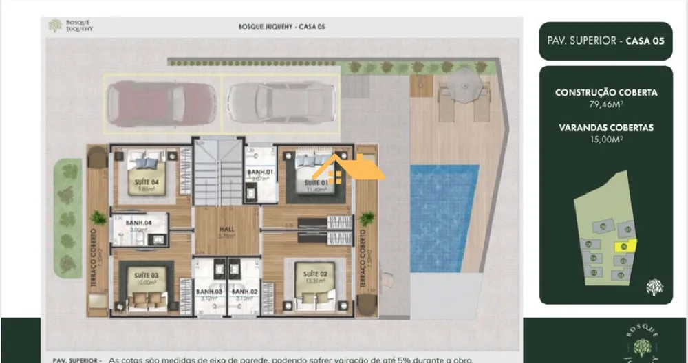 Casa de Condomínio, 5 quartos - Foto 6