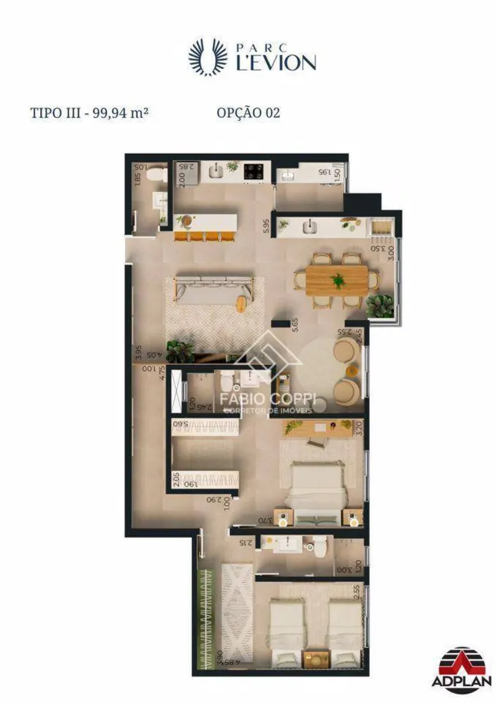Apartamento, 3 quartos, 99 m² - Foto 15