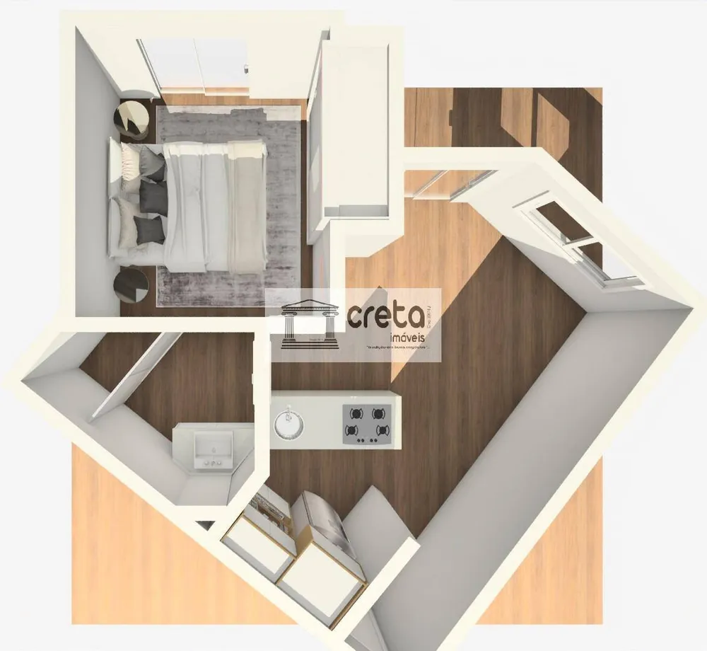 Apartamento, 1 quarto, 39 m² - Foto 7