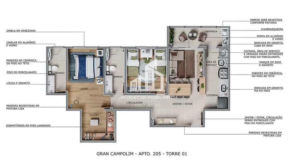 Apartamento, 2 quartos - Foto 7