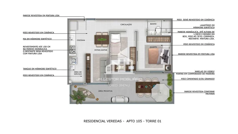 Apartamento, 2 quartos - Foto 7