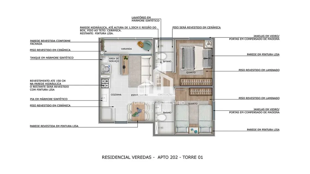 Apartamento, 2 quartos - Foto 8