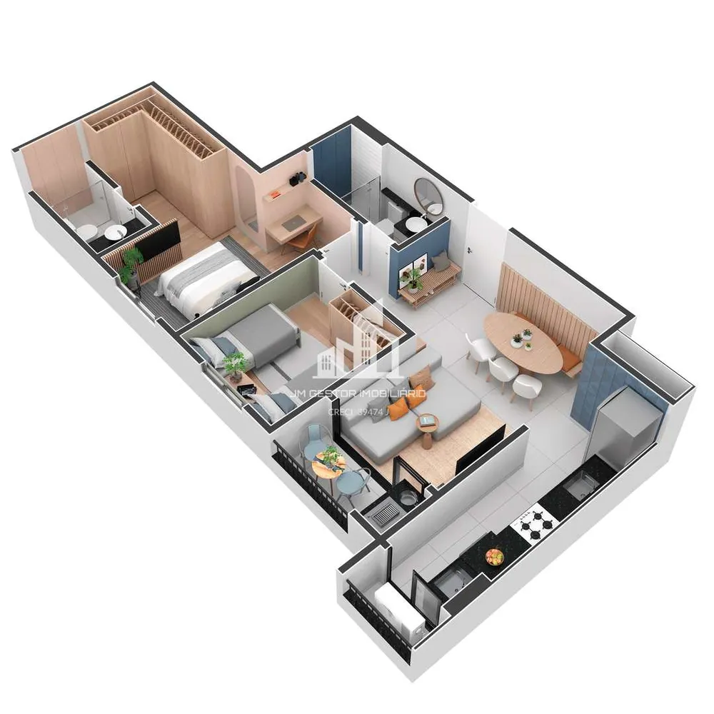 Apartamento, 2 quartos, 64 m² - Foto 8