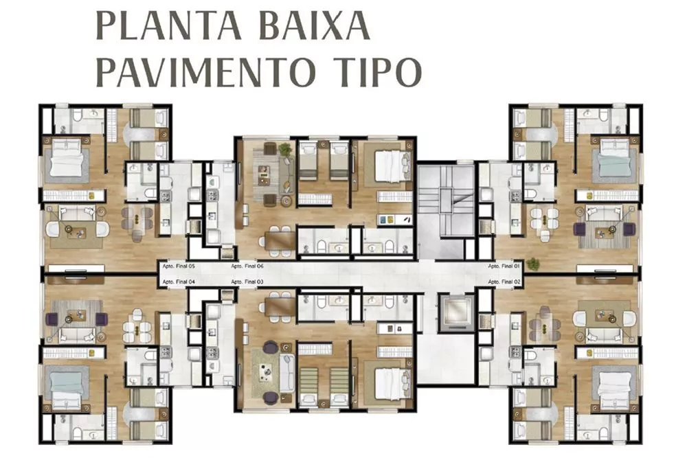 Apartamento à venda com 2 quartos, 66m² - Foto 1