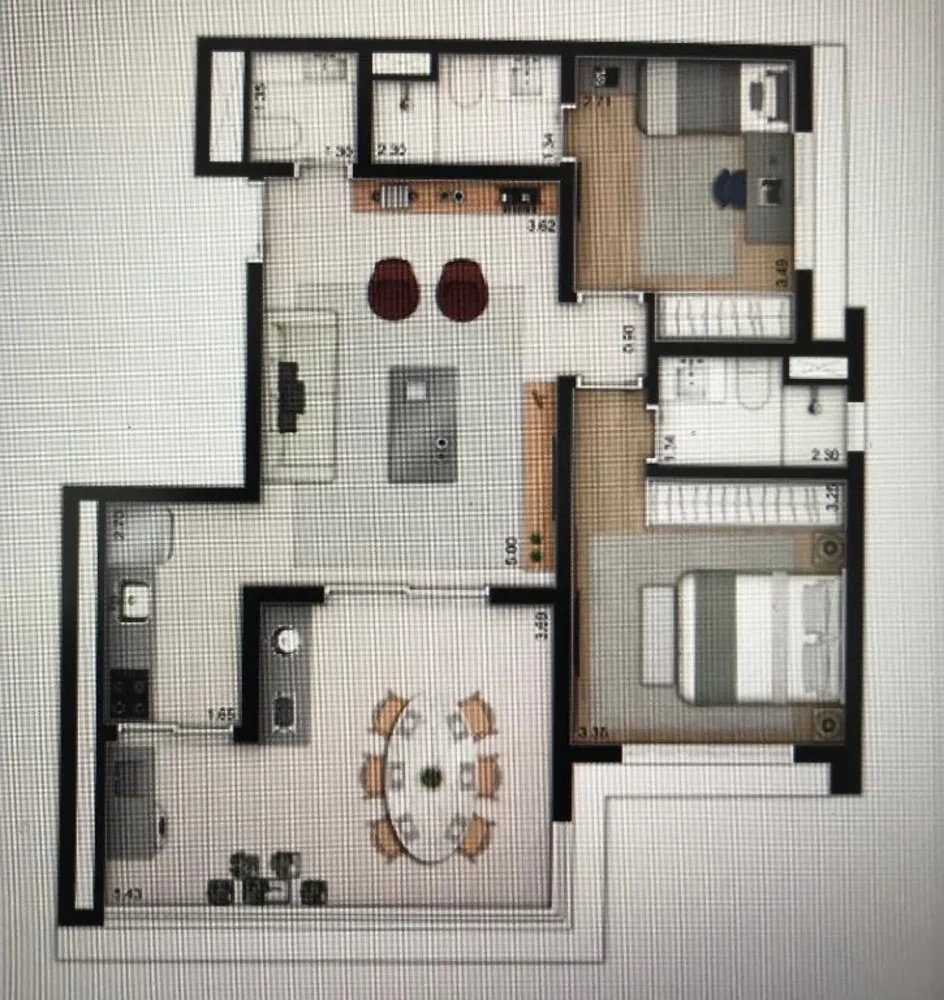 Apartamento, 2 quartos, 84 m² - Foto 2