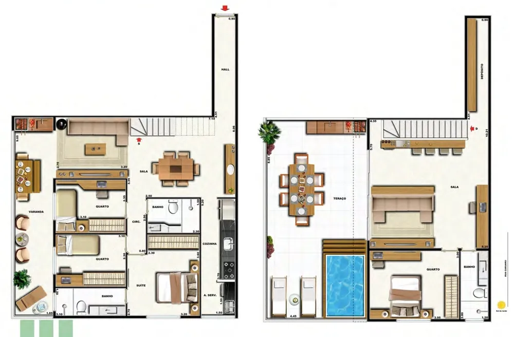 Apartamento, 3 quartos, 159 m² - Foto 53