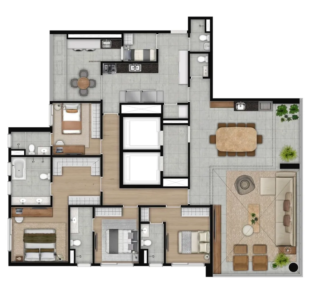 Apartamento, 4 quartos, 220 m² - Foto 10