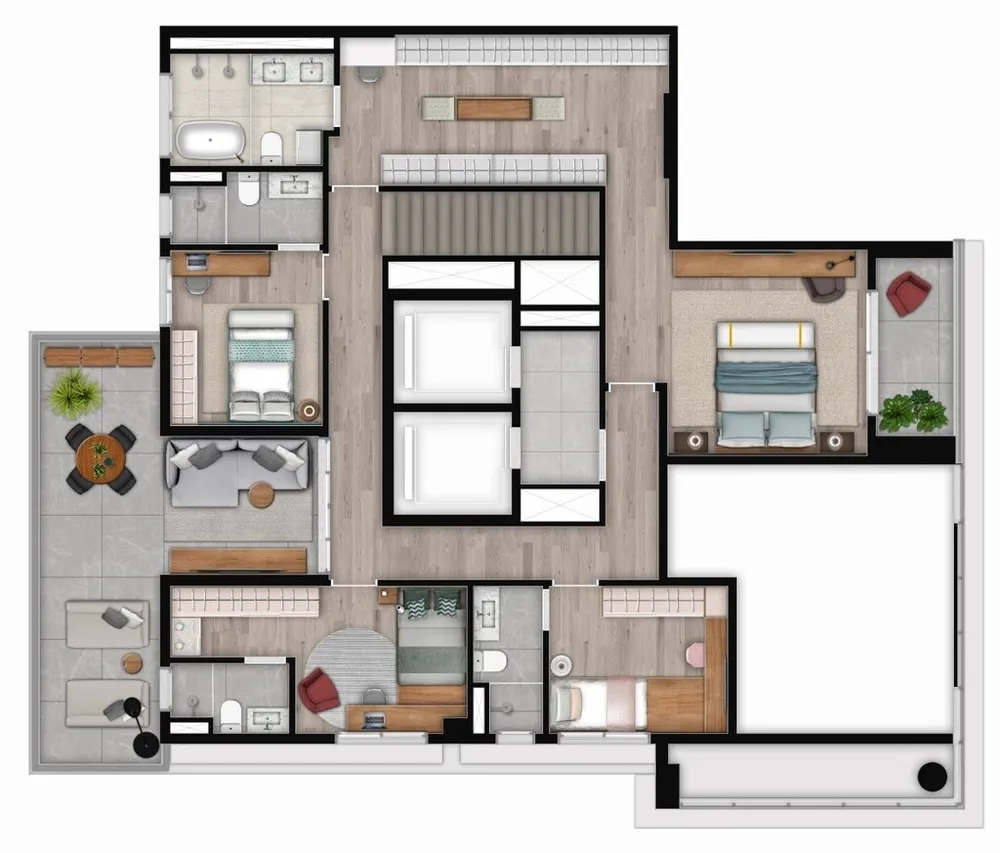 Apartamento, 4 quartos, 220 m² - Foto 12