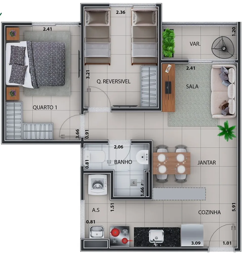 Cobertura, 2 quartos, 111 m² - Foto 26