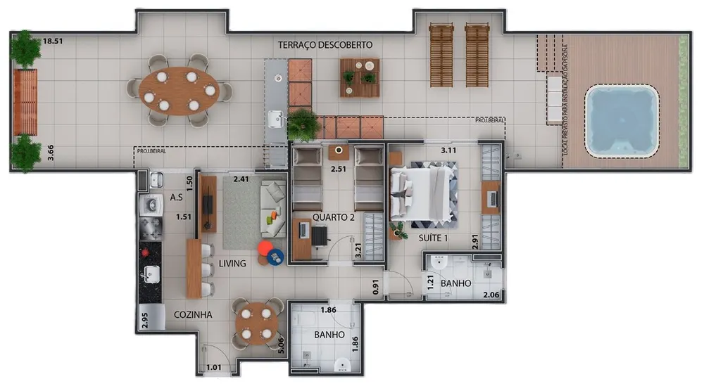 Cobertura, 2 quartos, 111 m² - Foto 44