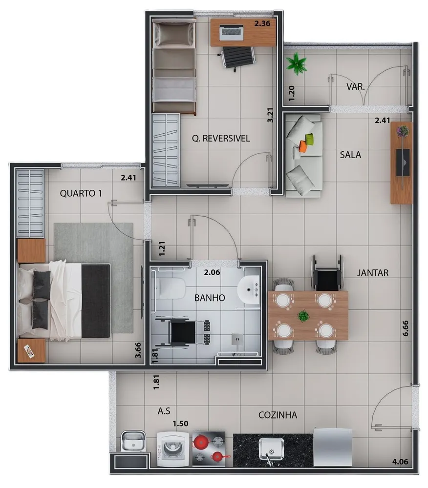 Cobertura, 2 quartos, 111 m² - Foto 31
