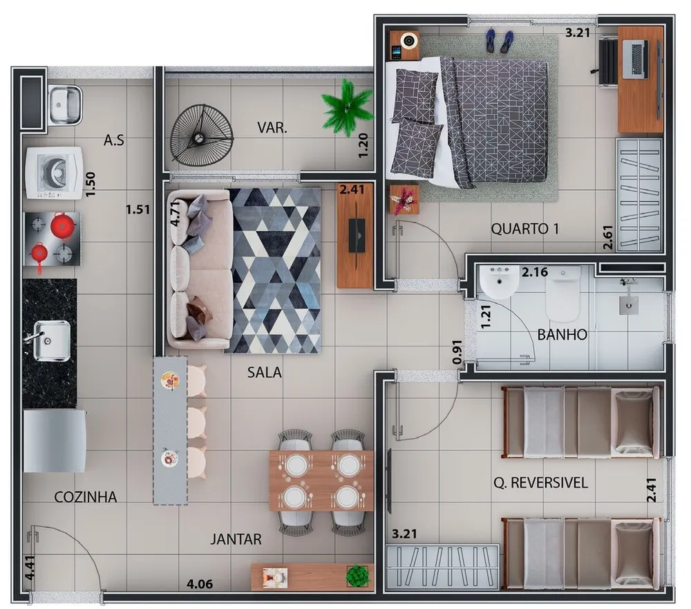 Cobertura, 2 quartos, 111 m² - Foto 25