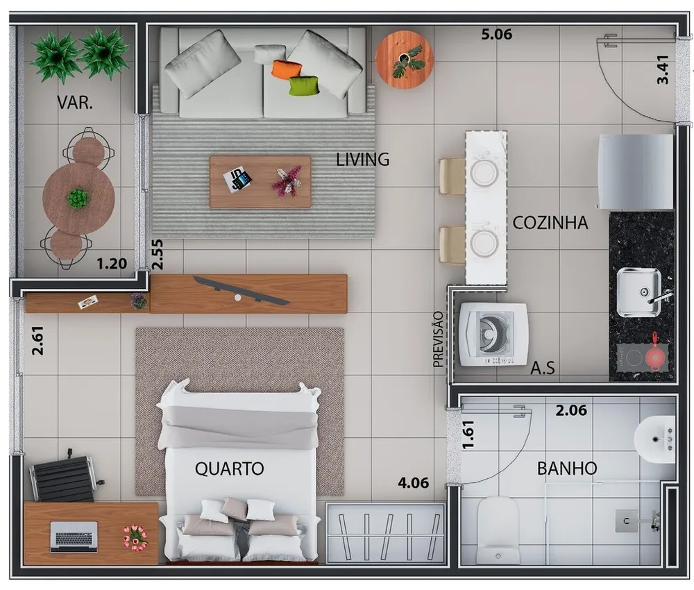 Cobertura, 2 quartos, 111 m² - Foto 21