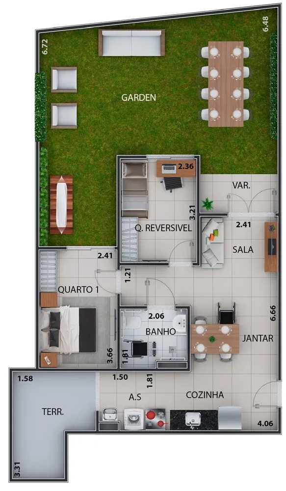 Cobertura, 2 quartos, 111 m² - Foto 22