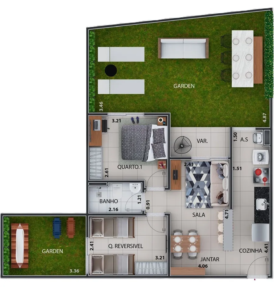 Cobertura, 2 quartos, 111 m² - Foto 36