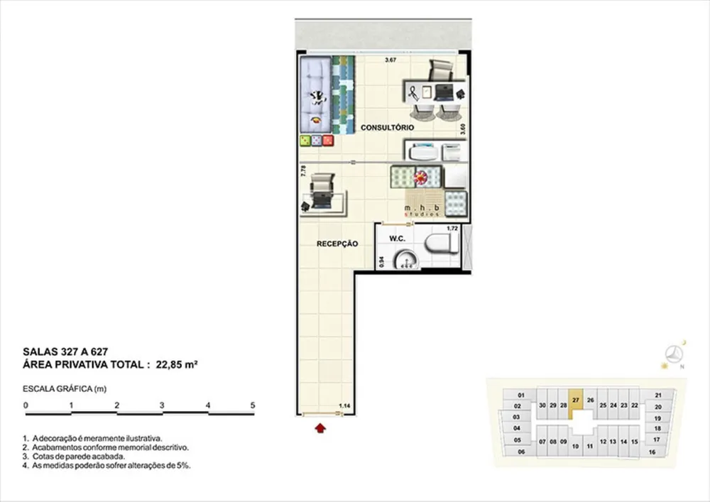 Sala-Conjunto, 21 m² - Foto 17