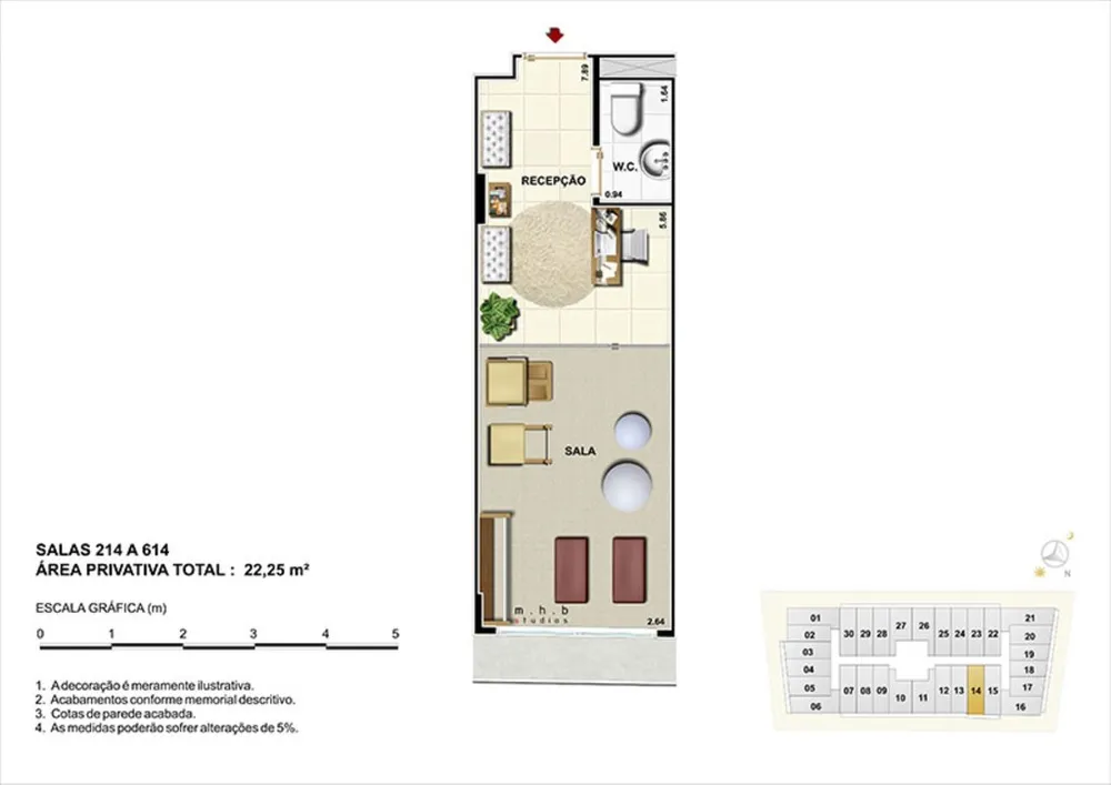 Sala-Conjunto, 21 m² - Foto 14