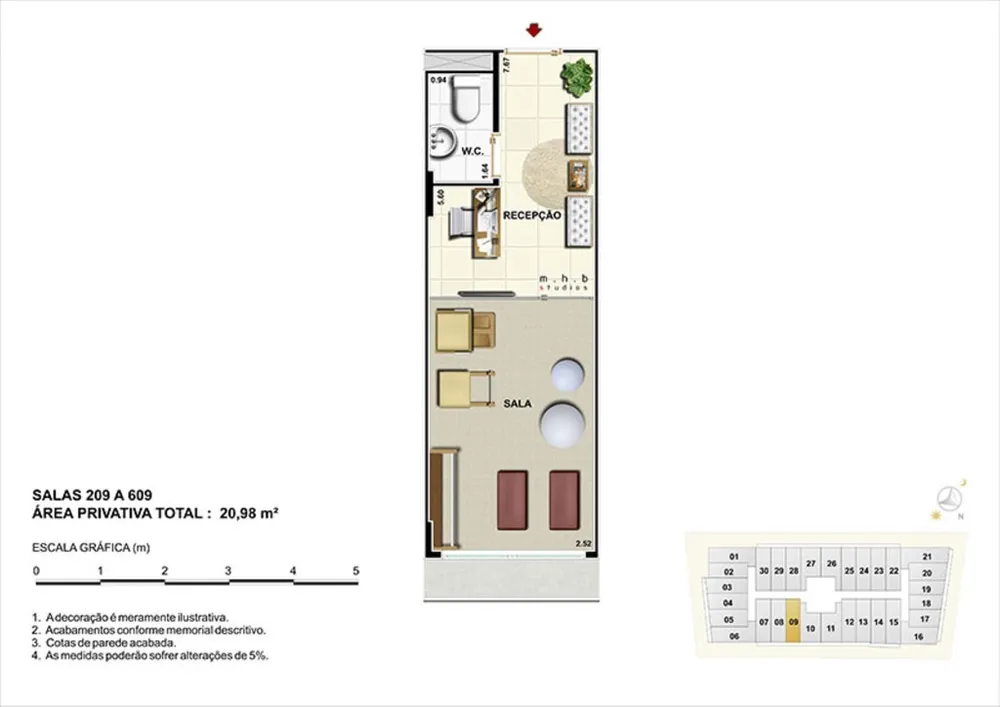 Sala-Conjunto, 21 m² - Foto 11