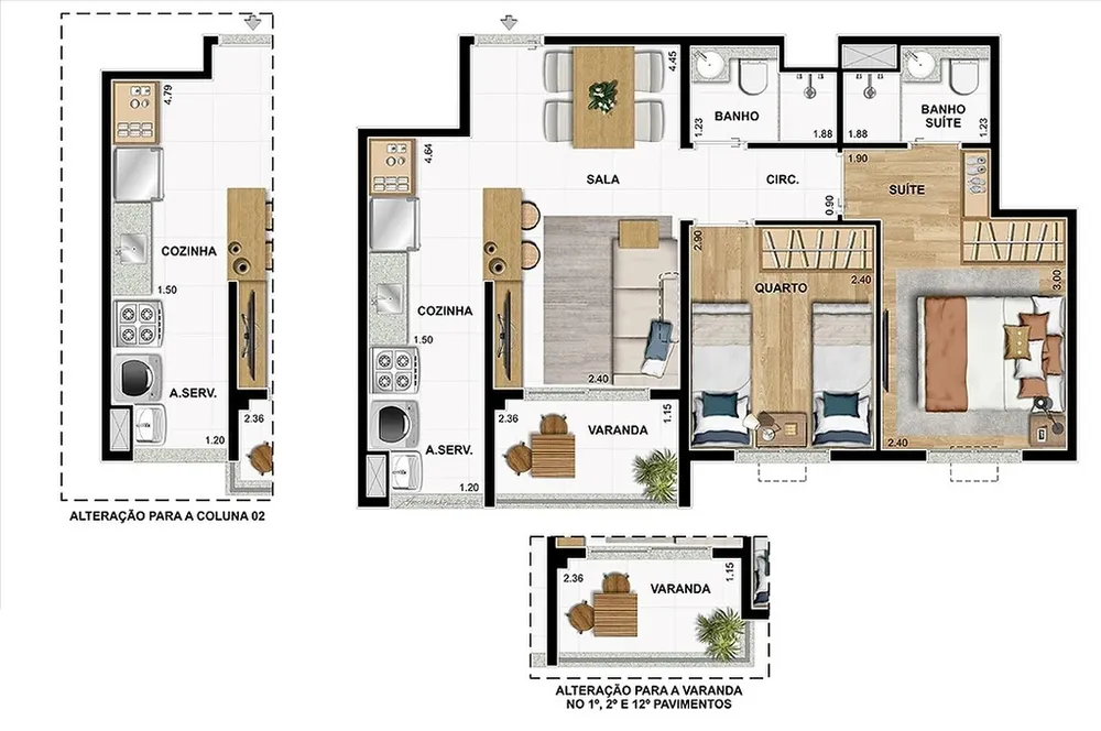 Apartamento, 2 quartos, 49 m² - Foto 20