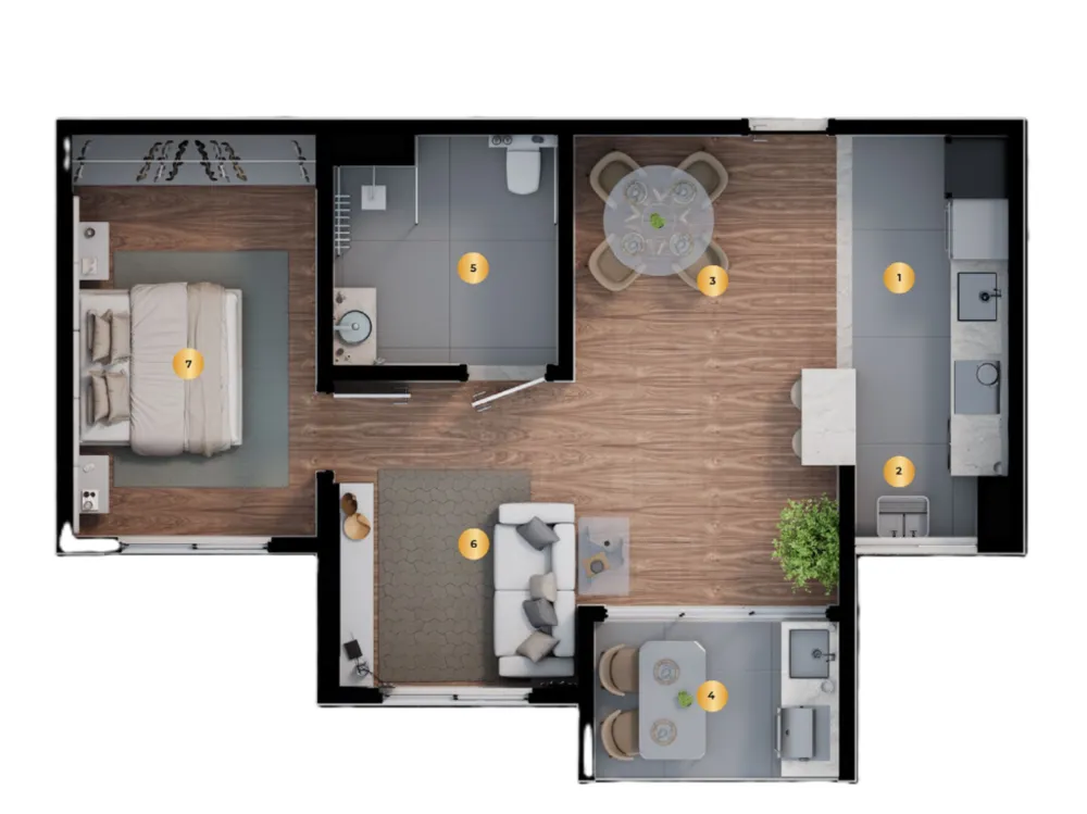 Apartamento, 2 quartos, 49 m² - Foto 22