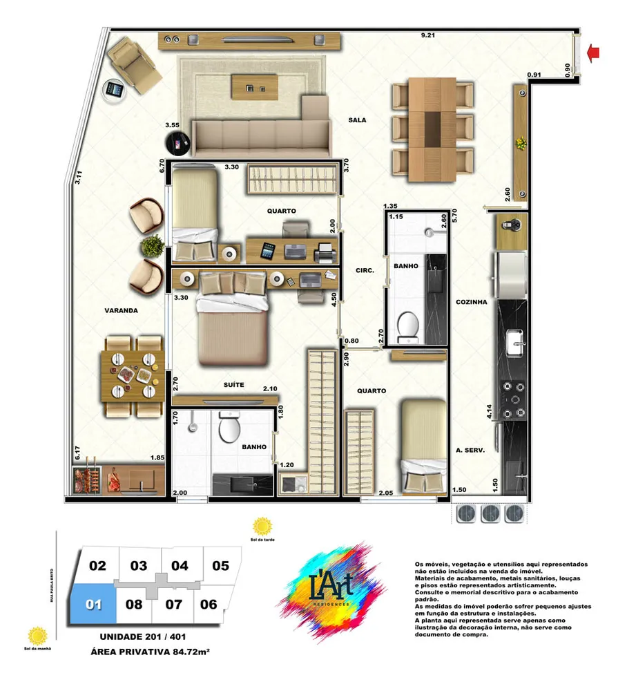 Cobertura, 2 quartos, 164 m² - Foto 22