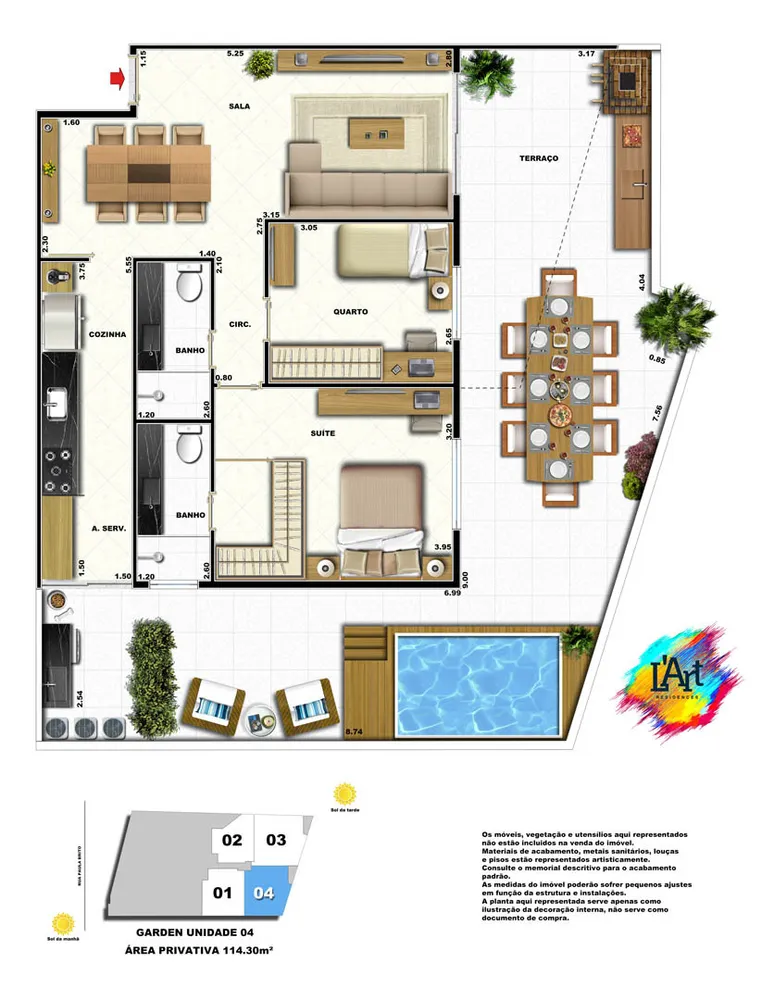 Cobertura, 2 quartos, 164 m² - Foto 25