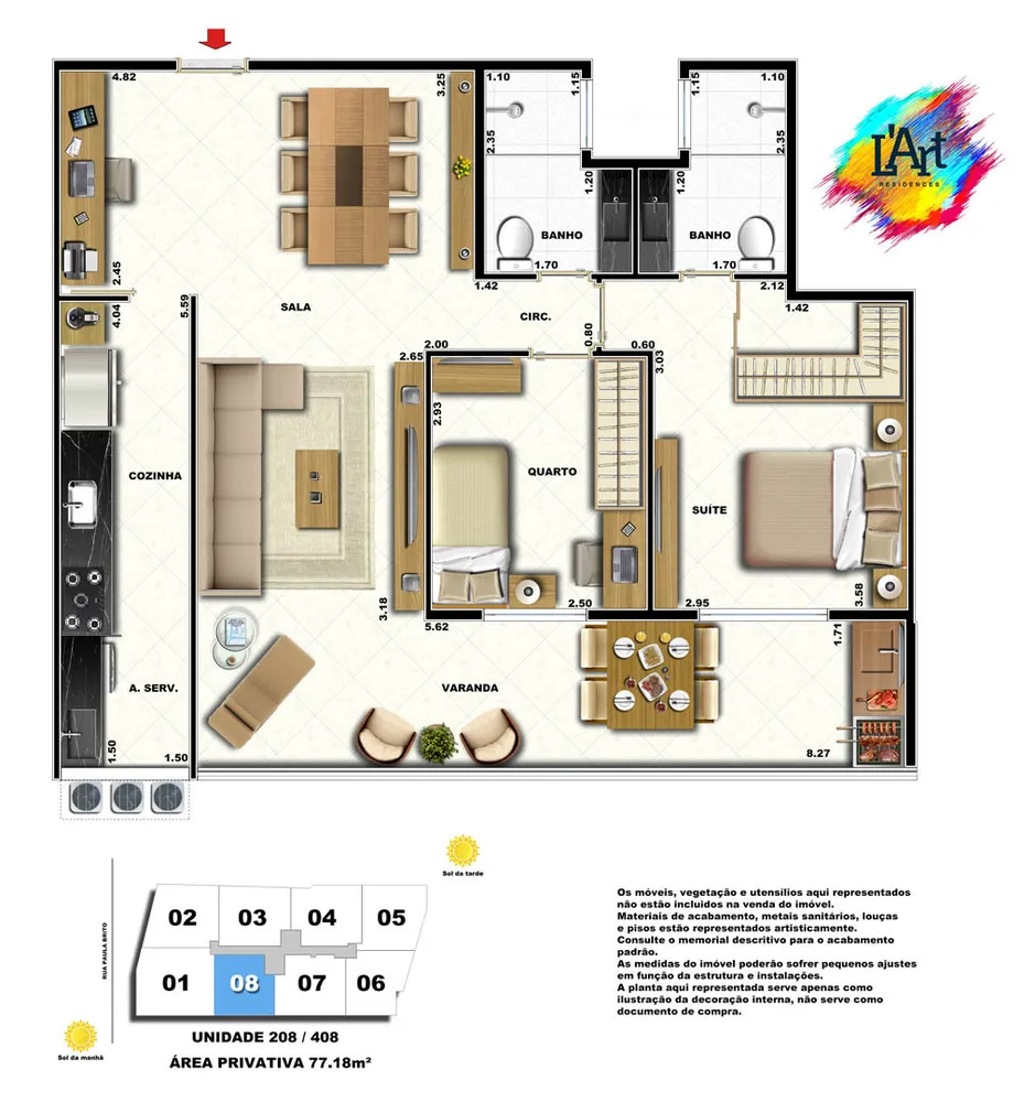 Cobertura, 2 quartos, 164 m² - Foto 20