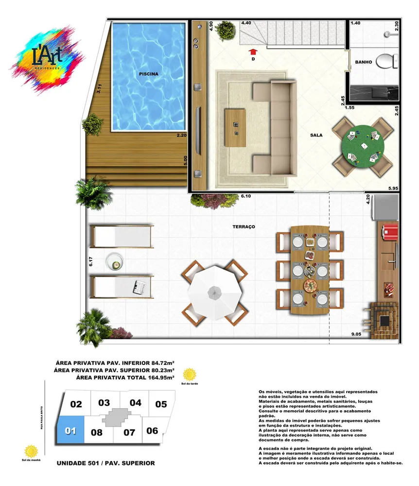 Cobertura, 2 quartos, 164 m² - Foto 42