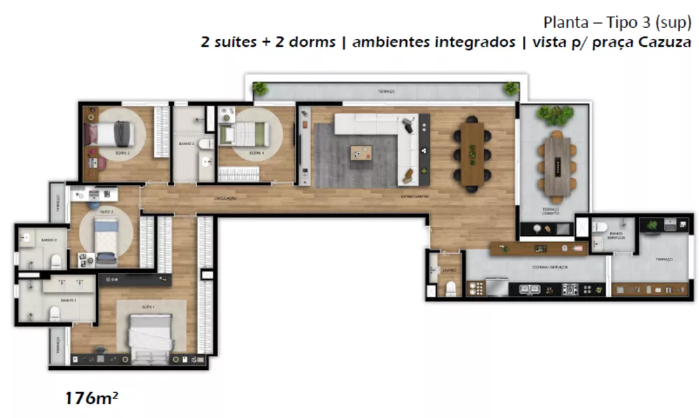 Apartamento, 3 quartos, 127 m² - Foto 20