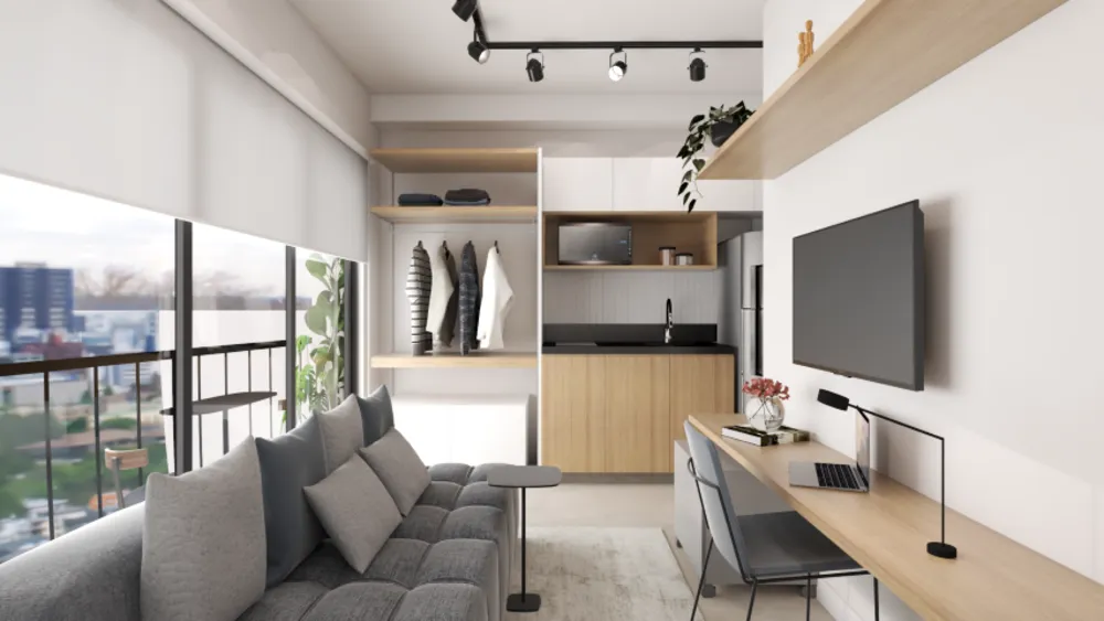 Cobertura, 1 quarto, 64 m² - Foto 3