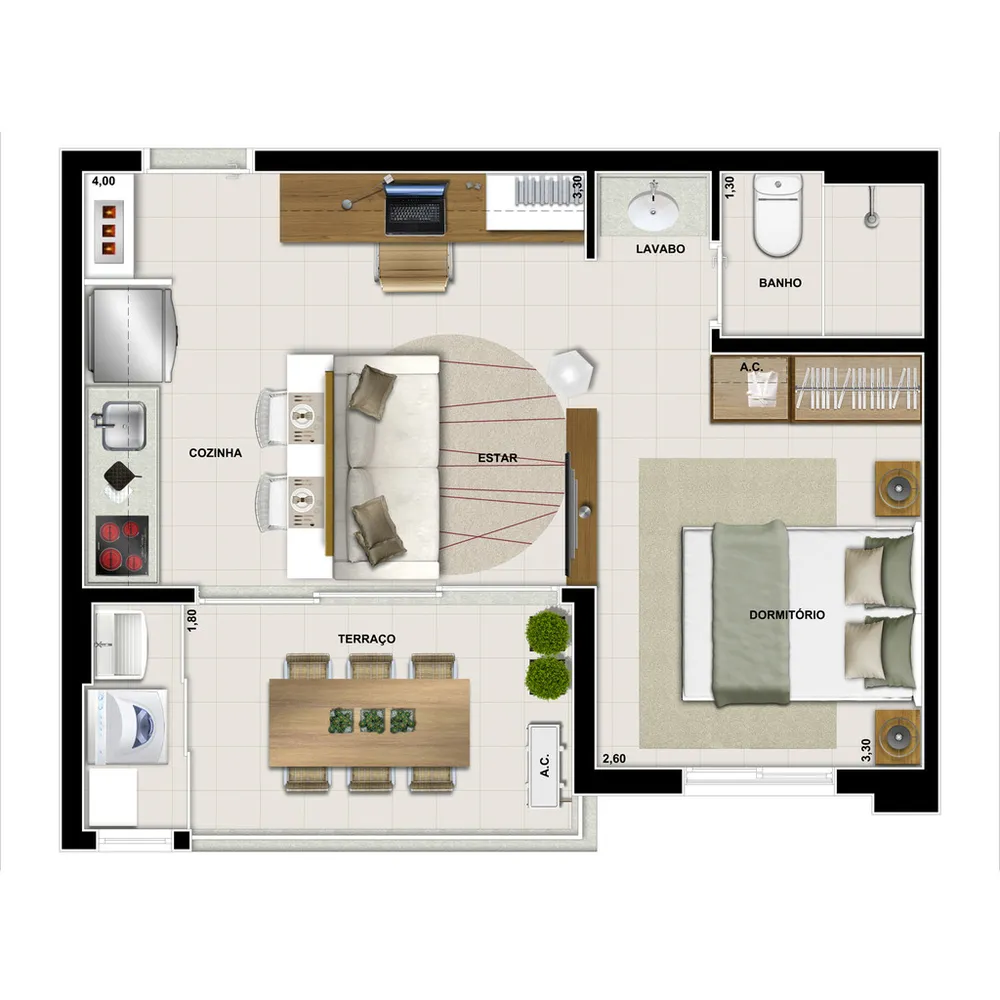 Cobertura, 2 quartos, 96 m² - Foto 12