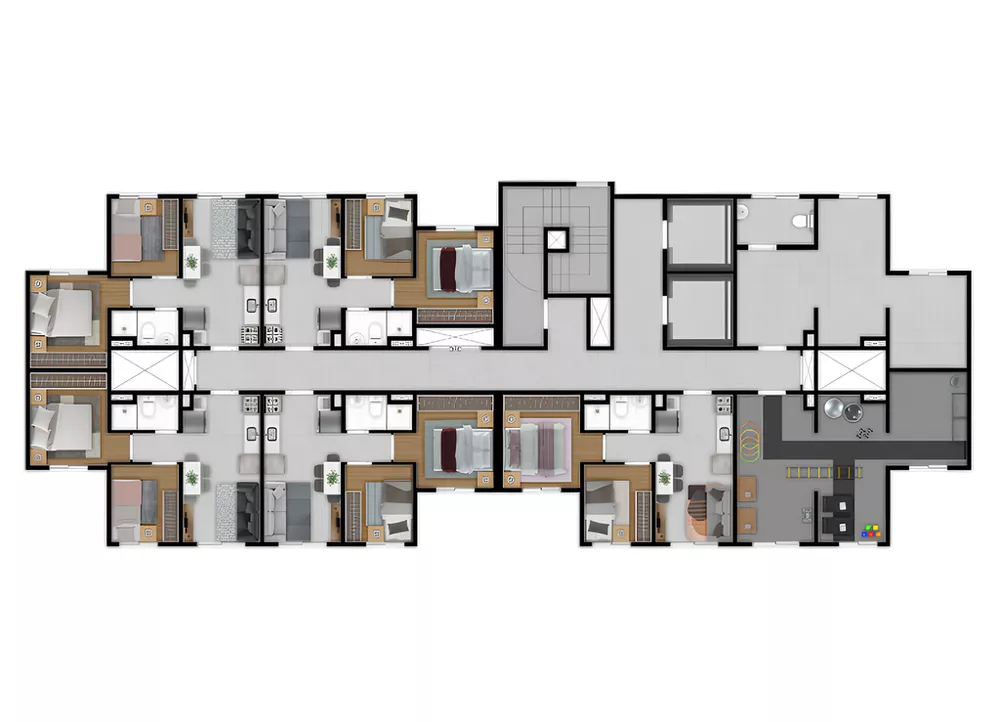 Apartamento, 2 quartos, 31 m² - Foto 9