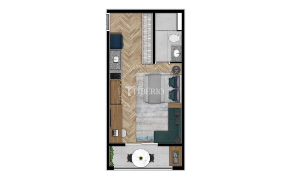 Apartamento, 1 quarto, 34 m² - Foto 9