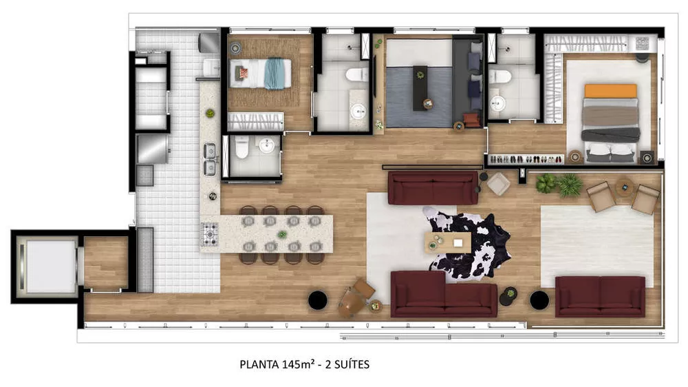 Apartamento, 3 quartos, 145 m² - Foto 16