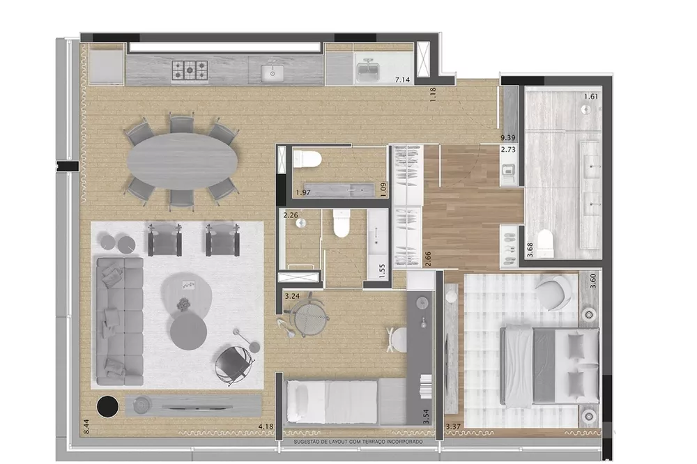 Apartamento, 2 quartos, 99 m² - Foto 11