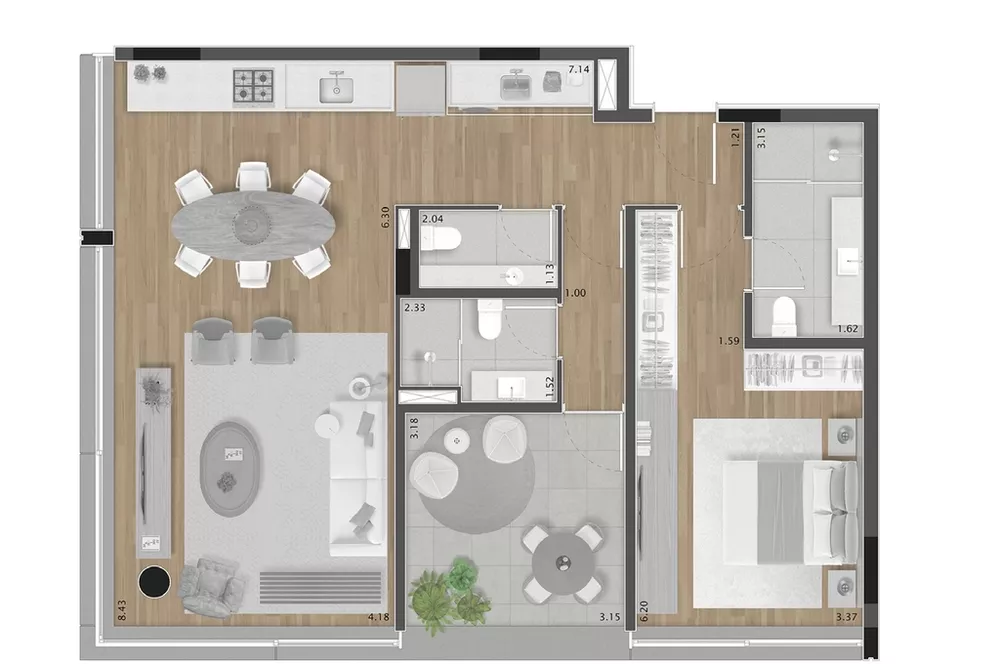 Apartamento, 2 quartos, 99 m² - Foto 23