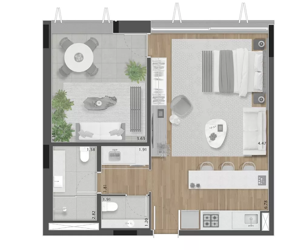 Apartamento, 2 quartos, 99 m² - Foto 9