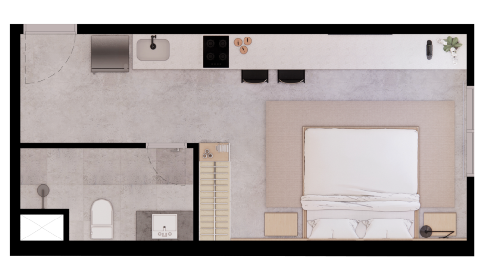 Apartamento, 1 quarto, 26 m² - Foto 4