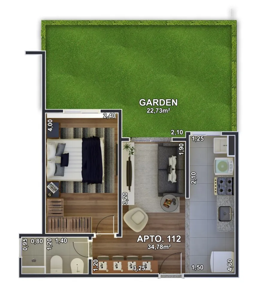 Apartamento, 2 quartos, 44 m² - Foto 37