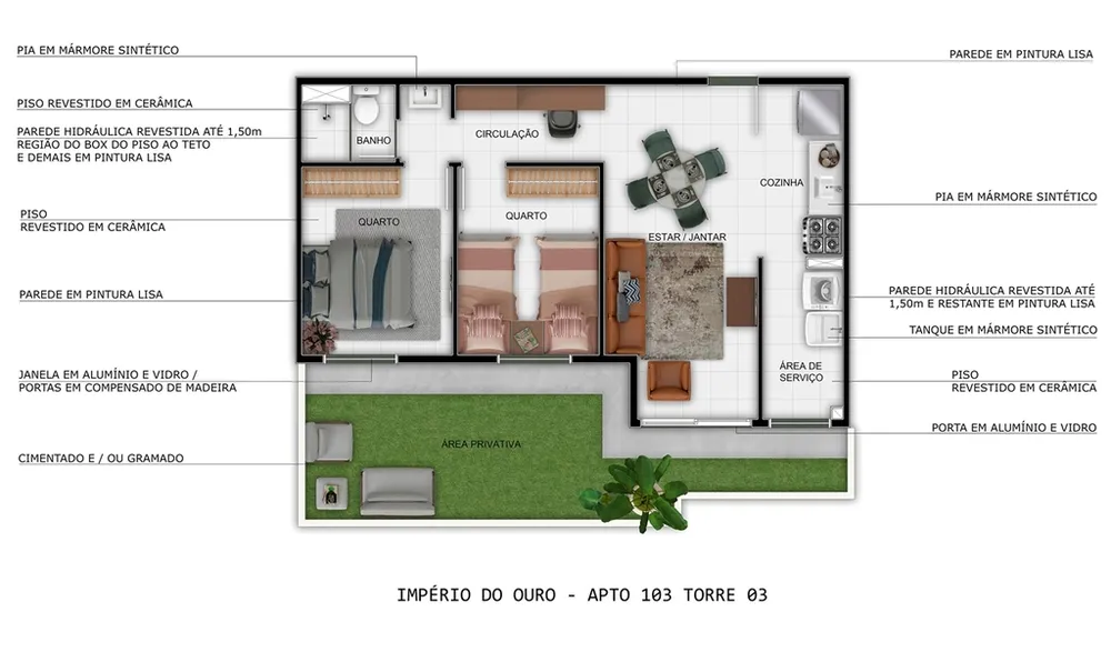 Apartamento, 2 quartos, 47 m² - Foto 21