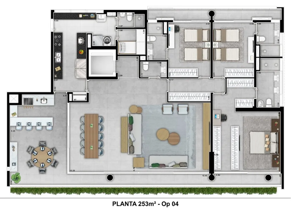 Apartamento, 3 quartos, 252 m² - Foto 6